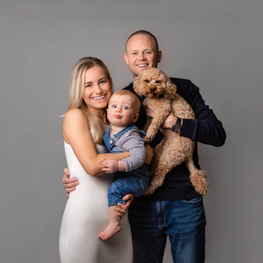family photography stockport pets dog baby